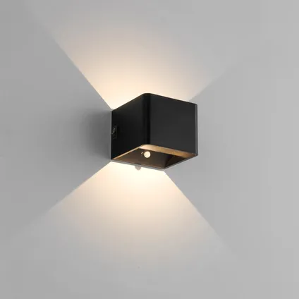 Ylumen wandlamp Recharge 10x10cm oplaadbaar zwart 5