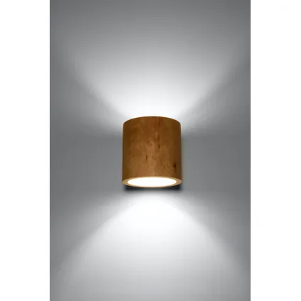 Sollux wandlamp Orbis hout 3