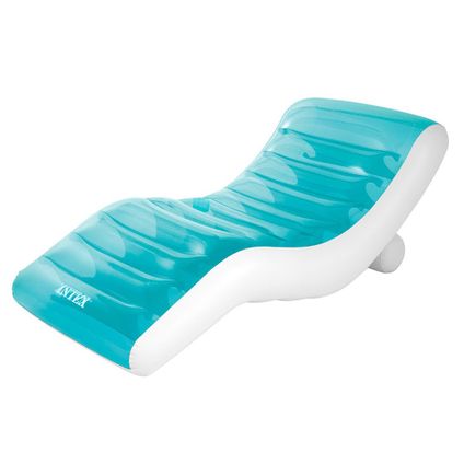 Intex oplaasbare loungebed zwembad Splash Lounge blauw 191x99cm