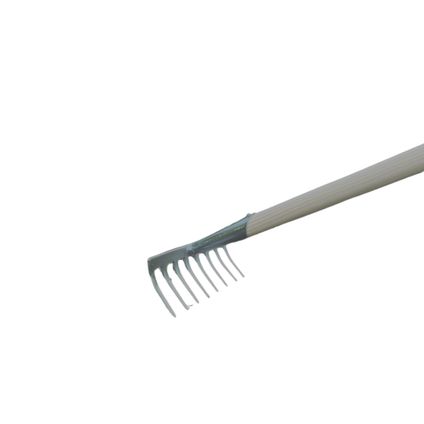 Synx Tools - Tuinhark - 8 Tanden verzinkt - Harken - Bladharken - Hark met steel 150 cm