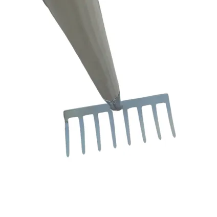 Synx Tools - Râteau de jardin - 8 dents galvanisées - Râteaux - Râteaux à feuilles - Râteau avec manche 150 cm 2