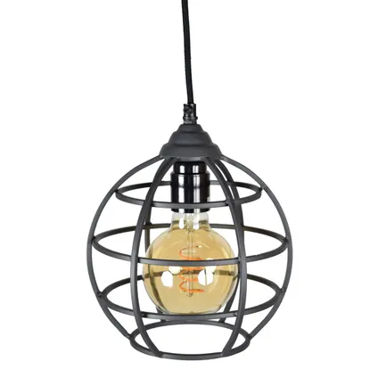 Hanglamp Globe 3-lichts Ø19 Vintage black 2