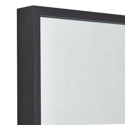 Fragix York Wandspiegel - Zwart - Aluminium - 60x40 2