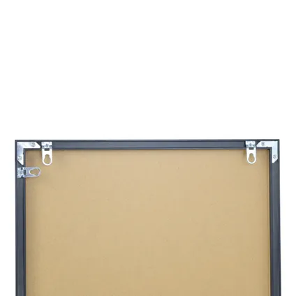 Fragix York Wandspiegel - Zwart - Aluminium - 60x40 3