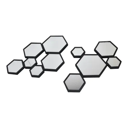 LOFT42 Hexa Multimiroir - Hexagone - Noir 3
