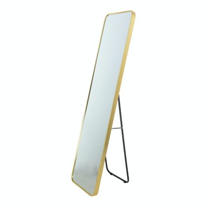 Fragix Alux Miroir pleine longueur sur pied/suspendu - Doré - Aluminium -150x40