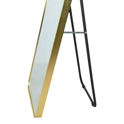Fragix Alux Miroir pleine longueur sur pied/suspendu - Doré - Aluminium -150x40 5