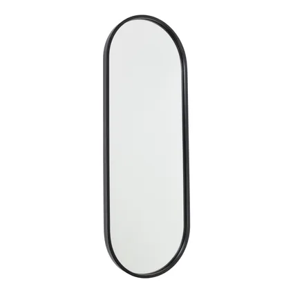 Fragix Boston Miroir Ovale - Noir - 80x30