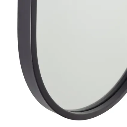 Fragix Boston Miroir Ovale - Noir - 80x30 3