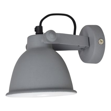 Wandlamp Industrial Ø12cm vintage grey
