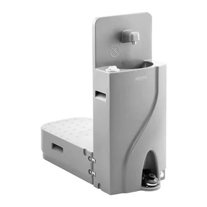 ulsonix Lave-main autonome - 65 l - Avec distributeurs de savon et support à papier UNICLEAN 14 3