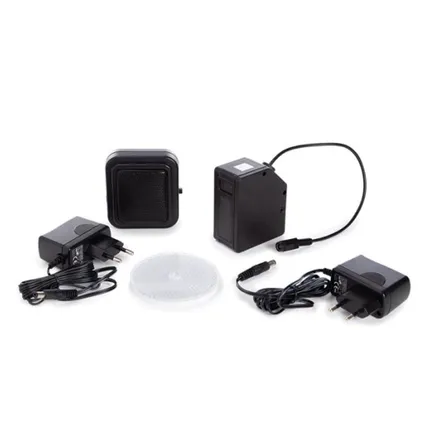 Velleman Mini infrarood lichtsluis, draadloos, 7 m, IP44, Zwart 2