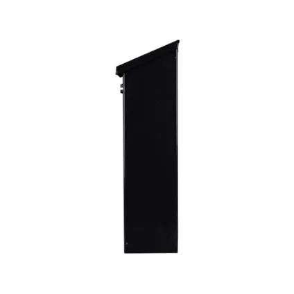Perel Brievenbus Rio, wand- en paalmontage, 10.0 x 27.0 x 39.5 cm, Zwart 3
