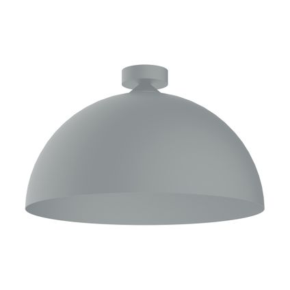 CASSIS Plafondlamp, 1XE27, metaal, grijs, D40cm
