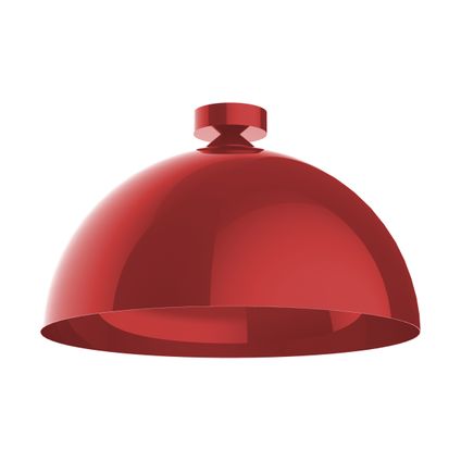 CASSIS Plafondlamp, 1XE27, metaal, rood briljant, D60cm