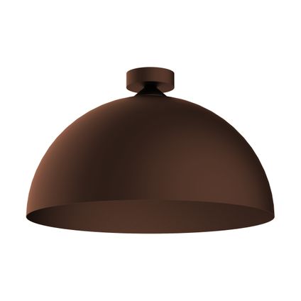 CASSIS Plafondlamp, 1XE27, metaal, bruin corten, D40cm