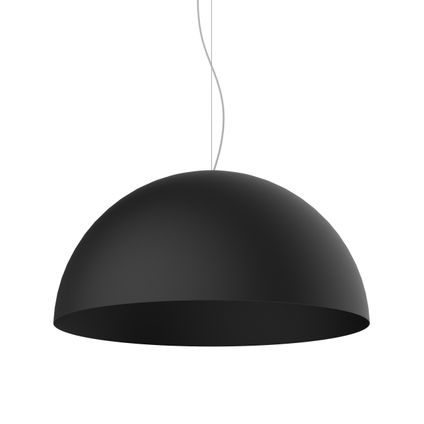CASSIS Hanglamp, 1XE27, metaal, zwart mat, D60cm