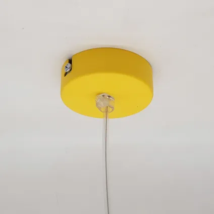 DONG Hanglamp, 1X E27, metaal, geel, D.40cm 2