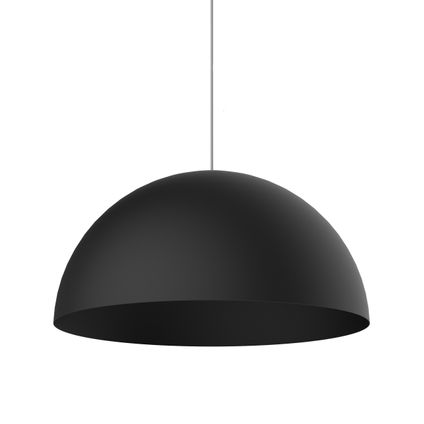 CASSIS Hanglamp, 1XE27, metaal, zwart mat, D40cm
