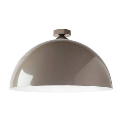 CASSIS Plafondlamp, 1XE27, metaal, taupe grijs/wit, D40cm