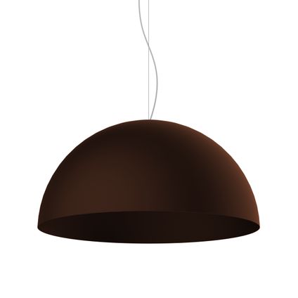CASSIS Hanglamp, 1XE27, metaal, bruin corten, D60cm