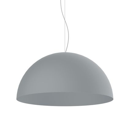 CASSIS Hanglamp, 1XE27, metaal, grijs, D60cm