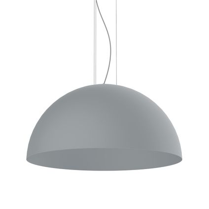 CASSIS Hanglamp, 1XE27, metaal, grijs, D80cm