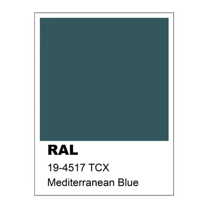 FLASH Hanglamp, 1X E27, metaal, mediterraan blauw, D.30cm 3