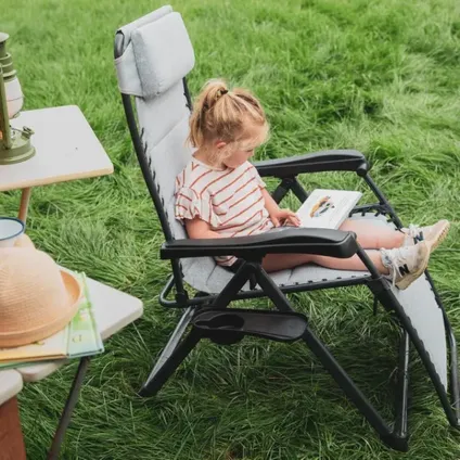 Travellife Barletta campingstoel Relax zwart - draagvermogen tot 150 kg 2
