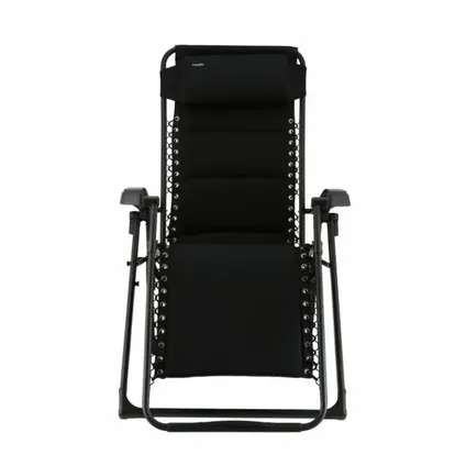 Travellife Barletta fauteuil relax noir - capacité de charge jusqu'à 150 kg 3