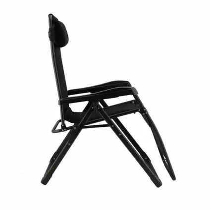 Travellife Barletta fauteuil relax noir - capacité de charge jusqu'à 150 kg 4