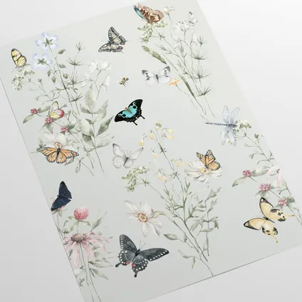 Wallpapers4Beginners - Behang - Vlinders - Vegan Papier - 250x200cm, 5.5m2 4