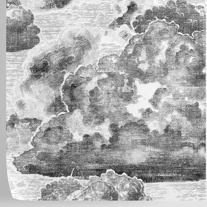 Wallpapers4Beginners - Behang - Blauw Wolken - Vegan Papier - 250x200cm, 5.5m2 4