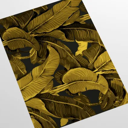 Wallpapers4Beginners - Behang - Bananenbladeren - Vegan Papier - 250x200cm, 5.5m2 4