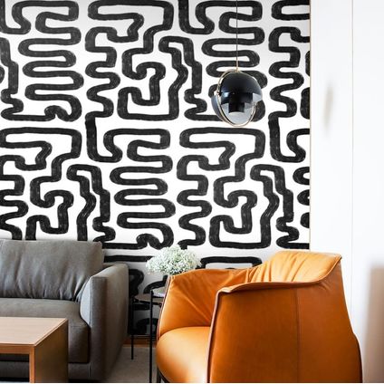 Wallpapers4Beginners - Behang - Abstracte Moderne - Vegan Papier - 250x200cm, 5.5m2