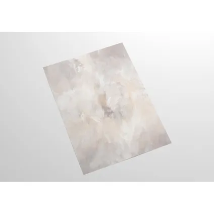 Papier Peint - Wallpapers4Beginners - Stucco Veneziano Beige et Gris Tourterelle - Papier vegan - 250x200cm, 5,5m2 4