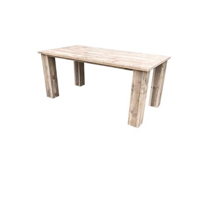 Wood4you - Texas Table de Jardin Échafaudage Bois 190Lx78Hx74P cm