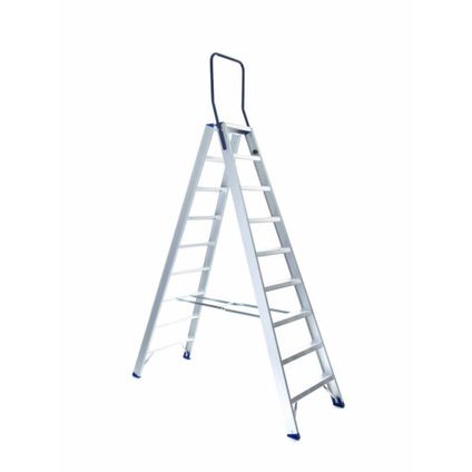 Eurostairs Professional Working Stairs - Escalier double ascendant - Industriel - 9 marches