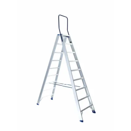 Eurostairs Professional Working Stairs - Escalier double ascendant - Industriel - 9 marches