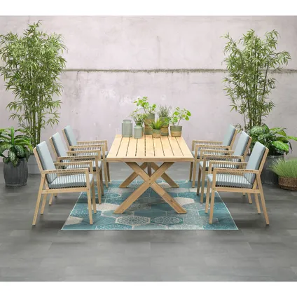 Garden Impressions Hurdal table de jardin 240x100 cm - blanc 2