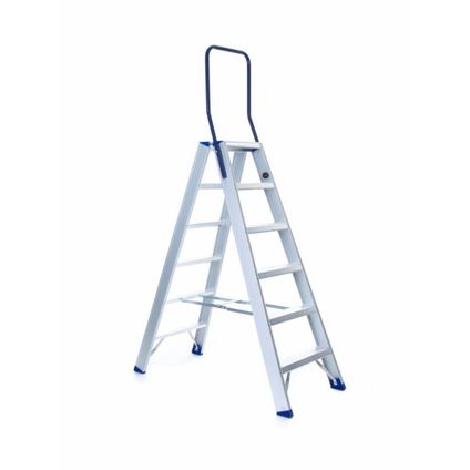 Eurostairs Professional Working Stairs - Escalier double ascendant - Industriel - 6 marches