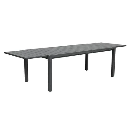 Sophia table de jardin extensible 200/300x100xh74 cm - Gris foncé 3