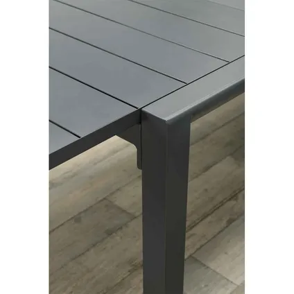 Sophia table de jardin extensible 200/300x100xh74 cm - Gris foncé 4