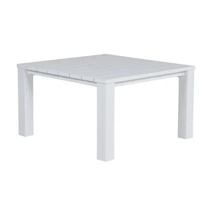 Garden impressions Plaza Table de salon de jardin 115x115xH68 cm - blanc