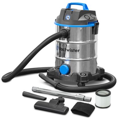Aspirateur eau et poussières 1400W - 30L inox