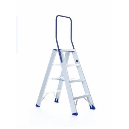 Eurostairs Professional Working Stairs - Escalier double ascendant - Industriel - 4 marches