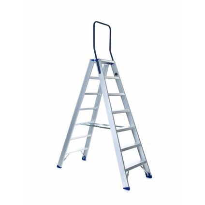 Eurostairs Professional Working Stairs - Escalier double ascendant - Industriel - 7 marches