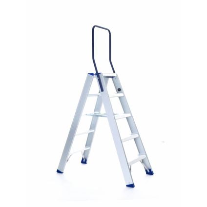 Eurostairs Professional Working Stairs - Escalier double ascendant - Industriel - 5 marches
