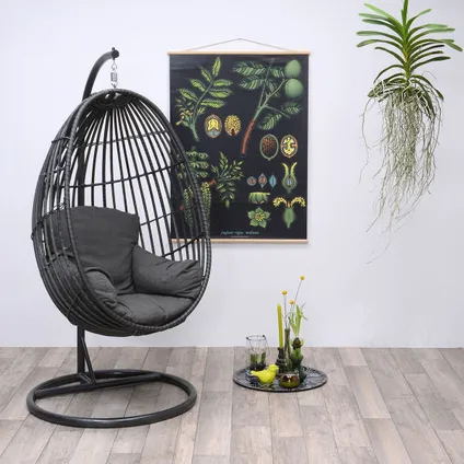 Garden Impressions Panama chaise suspendue - gris foncé 2