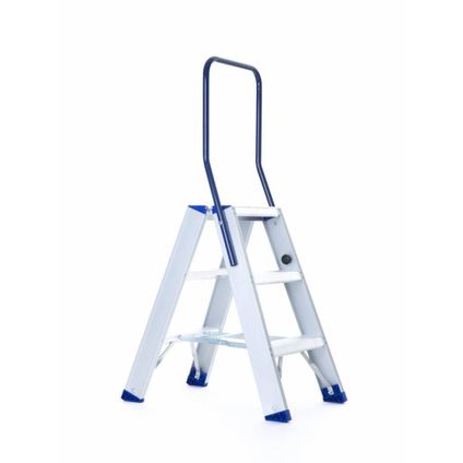 Eurostairs Professional Working Stairs - Escalier double ascendant - Industriel - 3 marches
